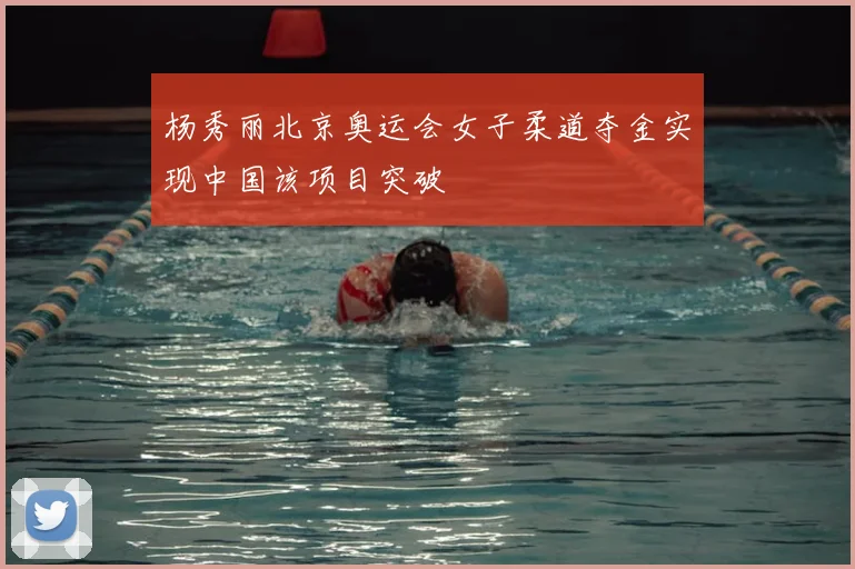杨秀丽北京奥运会女子柔道夺金实现中国该项目突破
