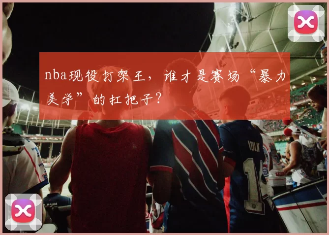 nba现役打架王，谁才是赛场“暴力美学”的扛把子？